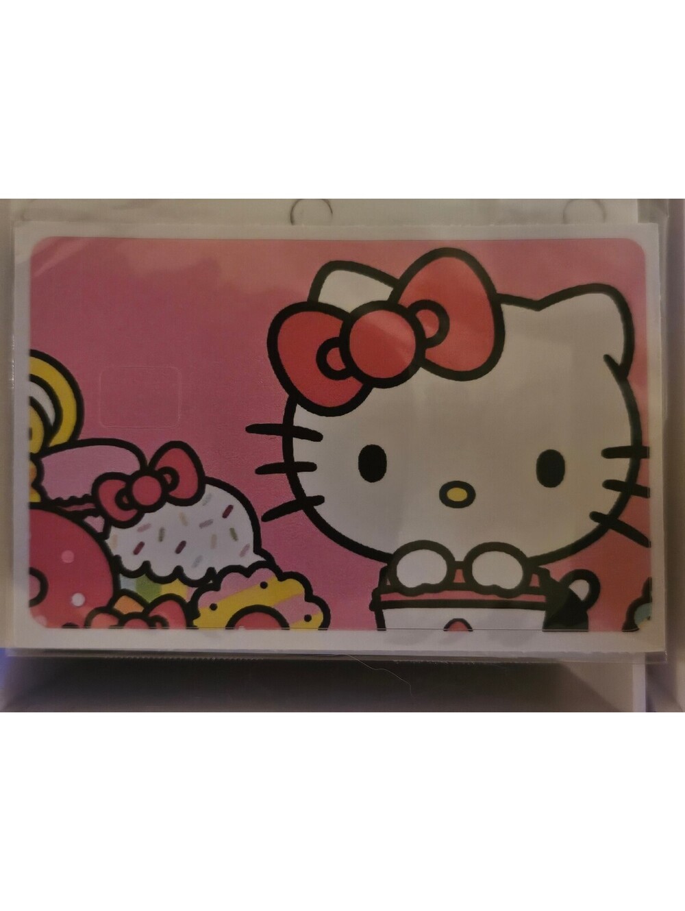 Hello Kitty with treats - Bank/Credit/Debit Card Skin Sticker NEW